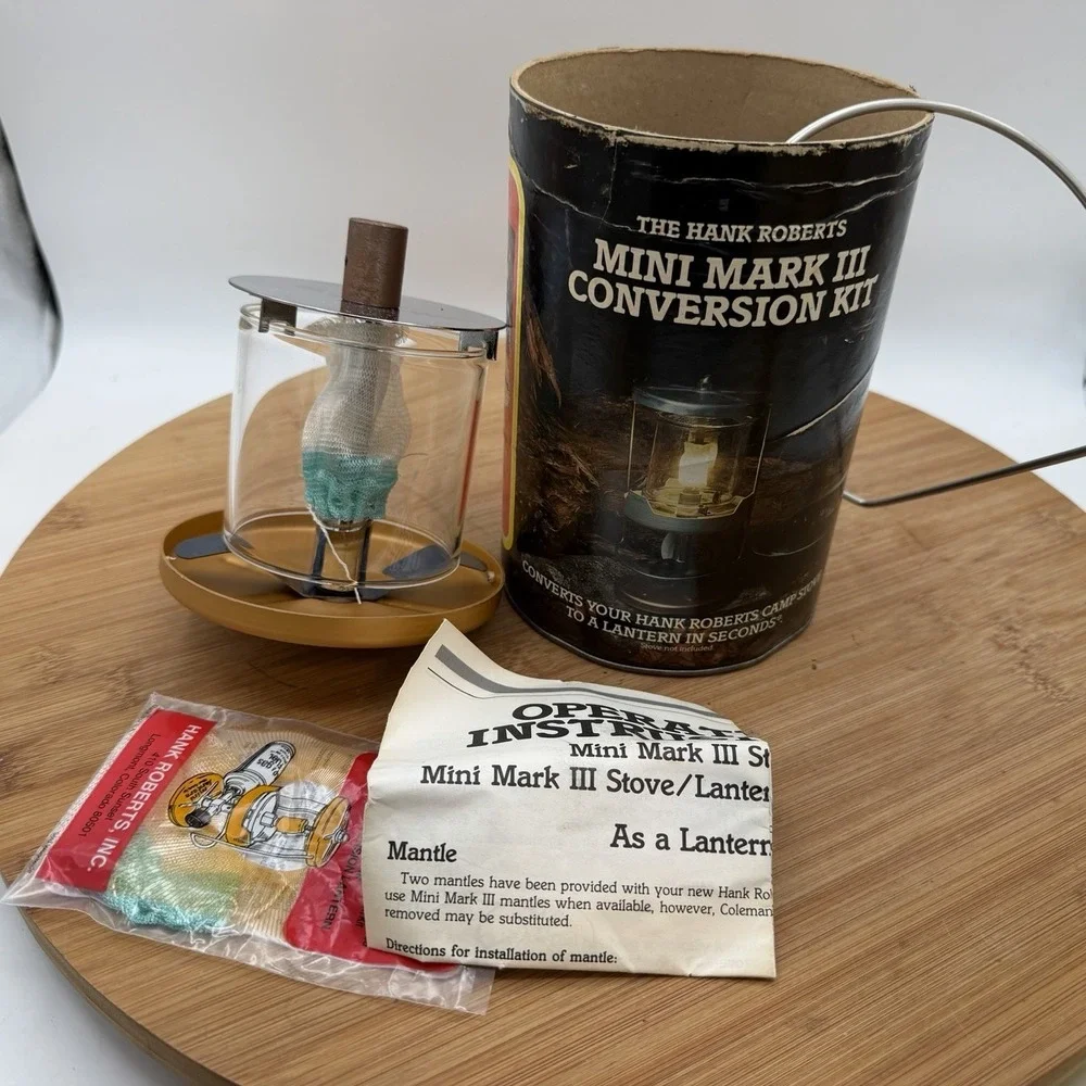 The Hank Roberts Mini Mark 3 Conversion Kit Camping Vacation Backpacking New‎